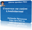 LIVEINTERNET Устанавливаем счетчик LiveInternet 